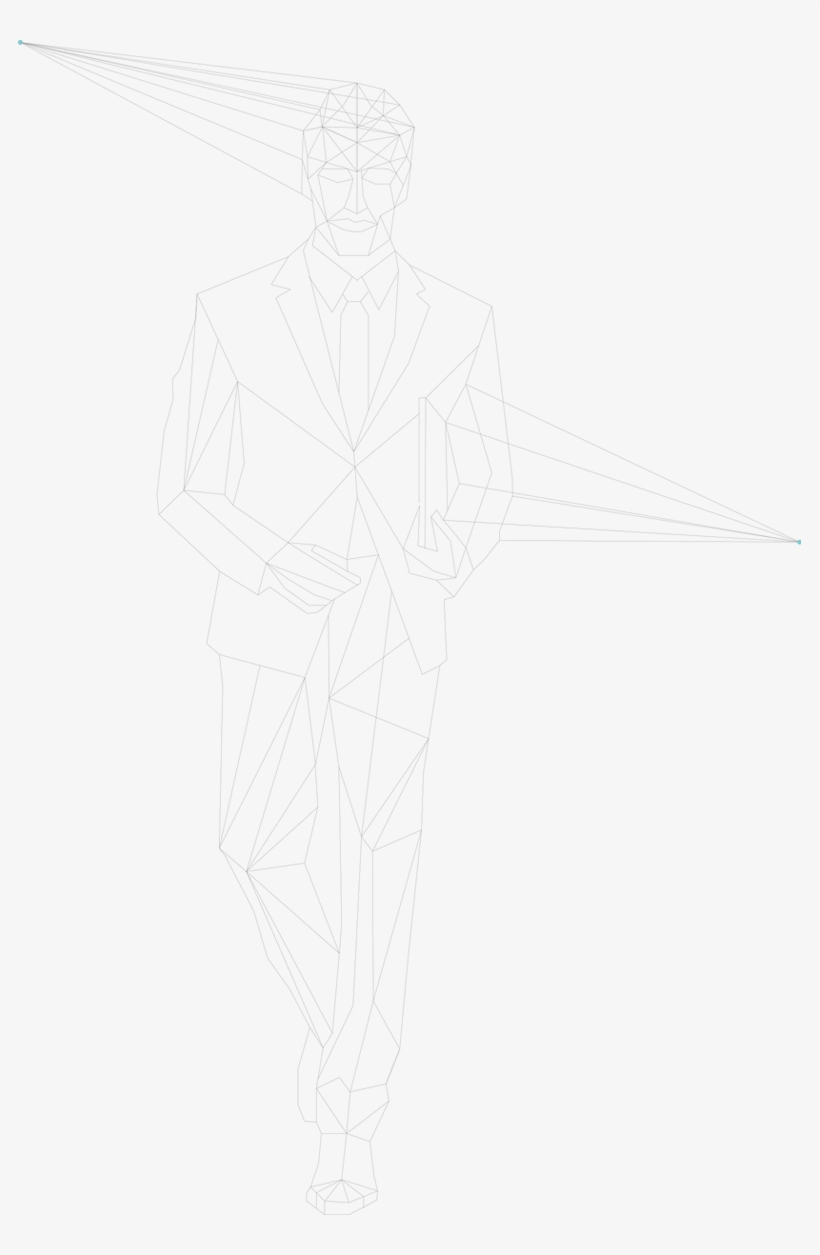 Businessman - Sketch, transparent png