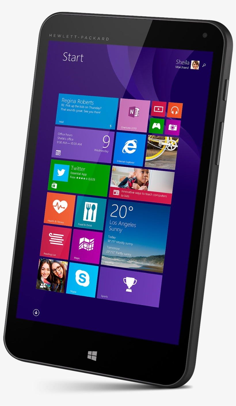 The Hp Stream 7 Is A 7" Tablet From Hp Running Windows - Tablet Hp 7 Windows, transparent png