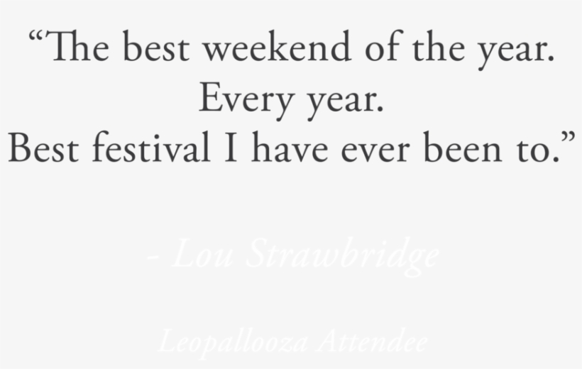 Leopallooza Quote 1-01, transparent png