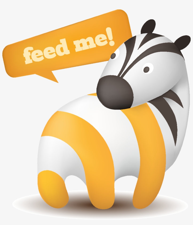 Cute To Material Subscribe Theme Vector Zebra Clipart - Rss Feed, transparent png