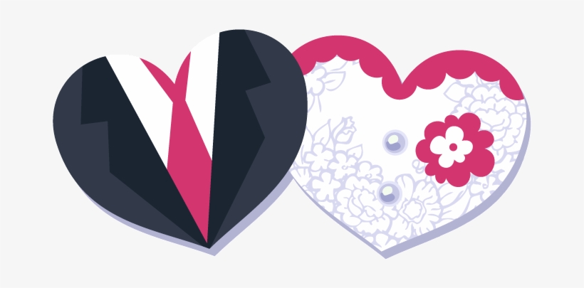 And Wedding Groom Vector Decorative Heart Shaped Bride Invitation Design Wedding Card Blank Templates 800x800 Png Download Pngkit