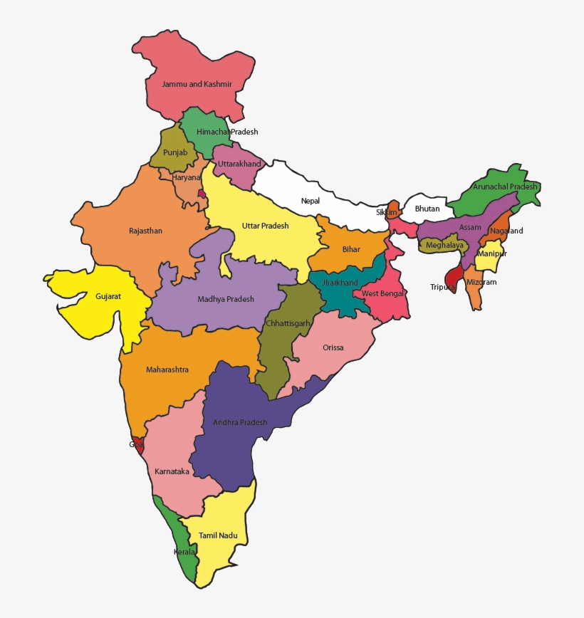 India Indian Map - Mumbai Location In India, transparent png