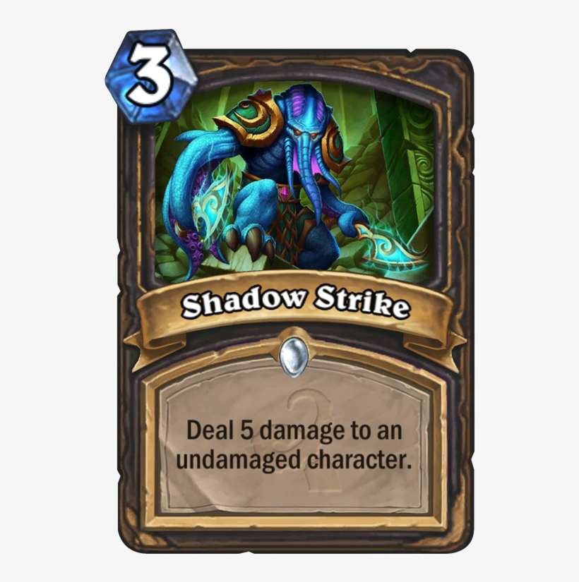 Shadow Strike Card - Hearthstone Tolin's Goblet, transparent png