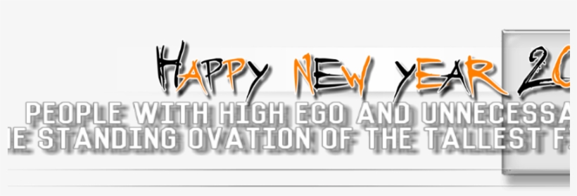 Happy New Year Picsart Editing Png - Calligraphy, transparent png