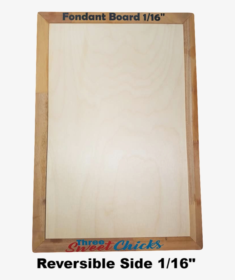 Large 11"x 17" Fondant Board, Dual Sided - Plywood, transparent png