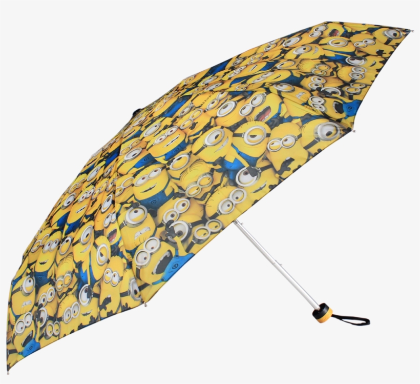 John's Minions Series 5 Fold Ladies Umbrella 585mm, transparent png