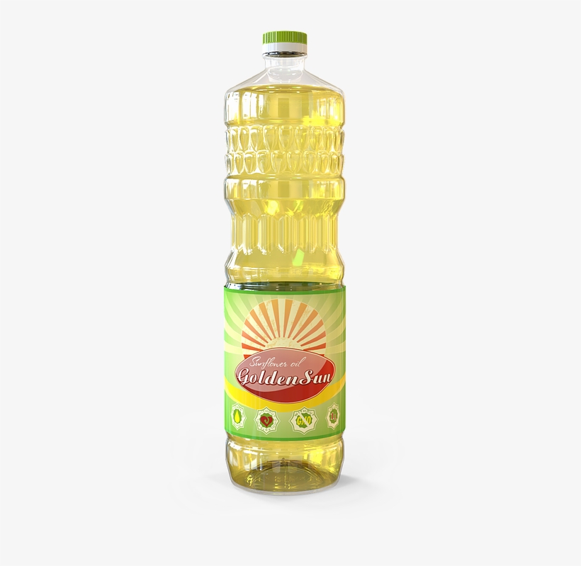 Cooking Oil 1l Bottle, Sunflower Oil 1l Bottle, Export - Ukraine Cooking Oil, transparent png