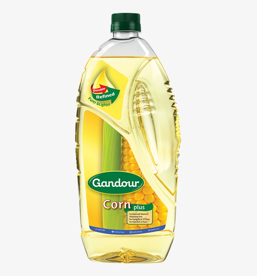 Gandour Corn Oil - Two-liter Bottle, transparent png