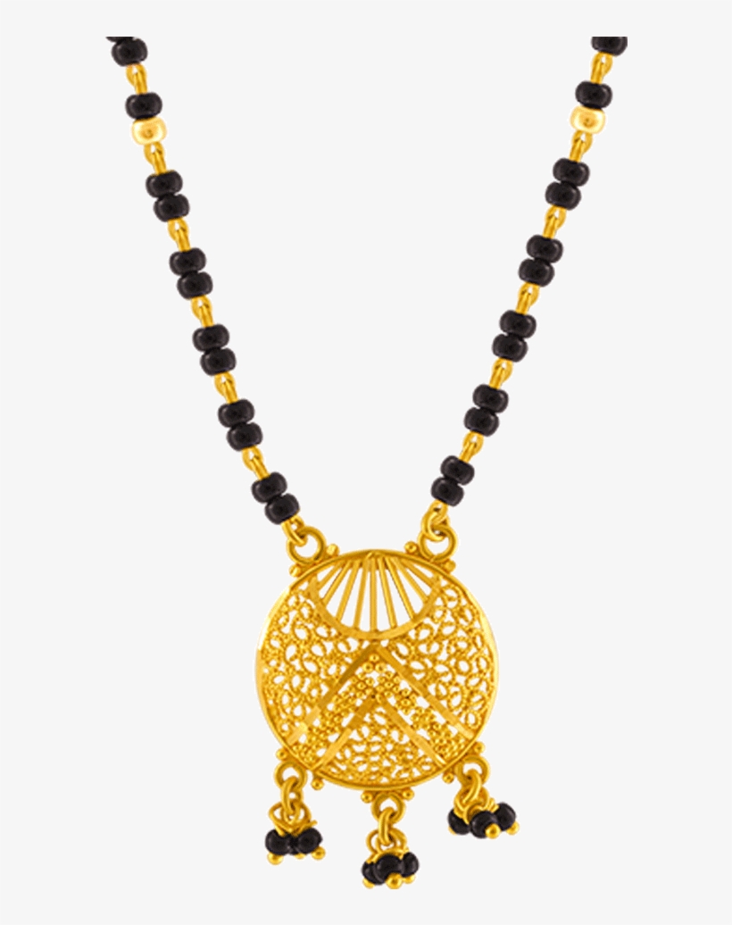 22k Yellow Gold Mangalsutra - Shivaji Maharaj Cb Editing, transparent png