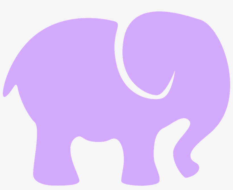 Elephant Baby Decoration - Purple Elephant, transparent png