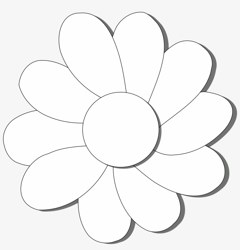Black And White Floral Wallpaper Black And White Flower - Flower Layout Black And White, transparent png
