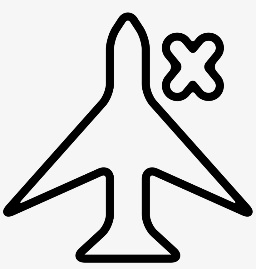 Airplane Sign With A Cross For Phone Interface Comments, transparent png