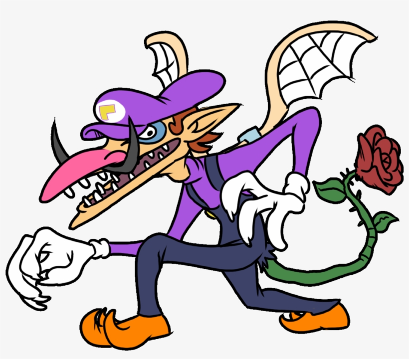 Look It Is Waluigi He Made It Into Smash After All - Cartoon, transparent png