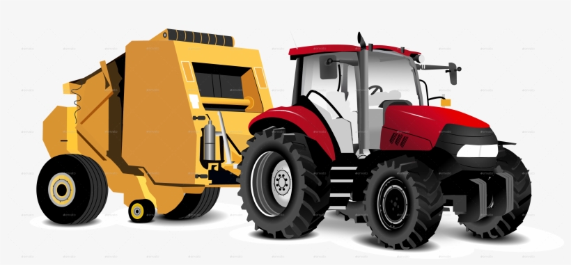 Preview Set/tractor - Construction Equipment, transparent png