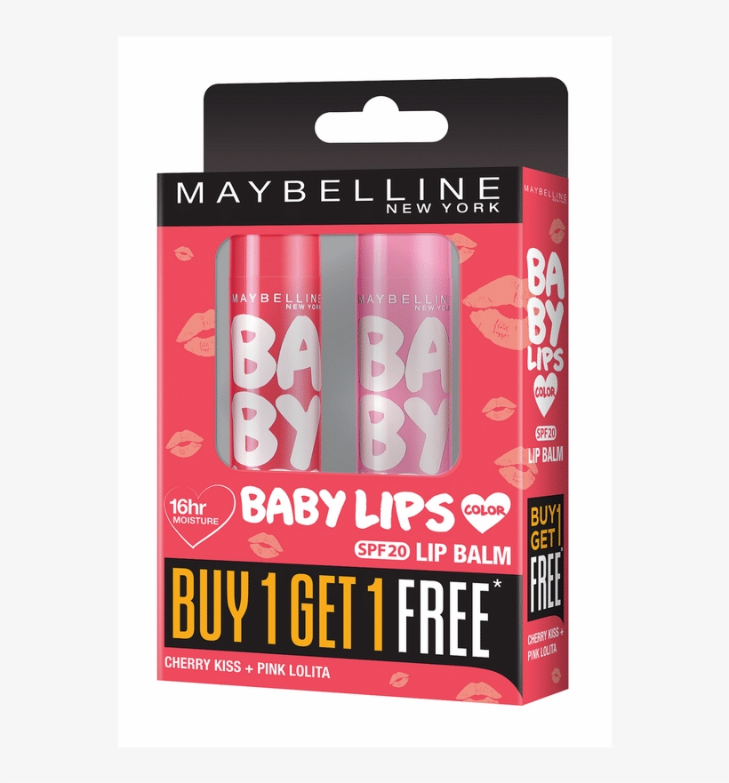 Maybelline New York Baby Lips Buy 1 Get 1 Free - Wire, transparent png