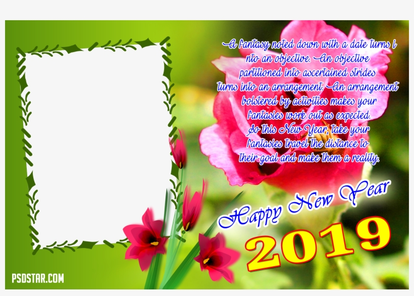 Happy New Year 2019 Card Png, transparent png