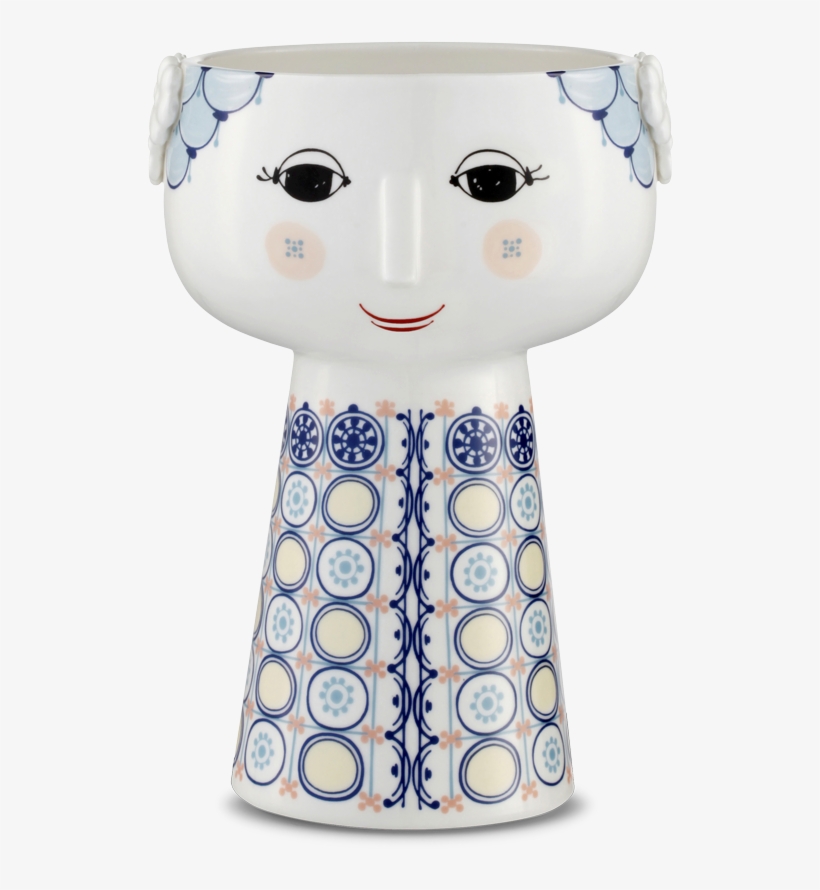 Eva Vase Blue H18 5 Eva - Bjørn Wiinblad Eva, transparent png