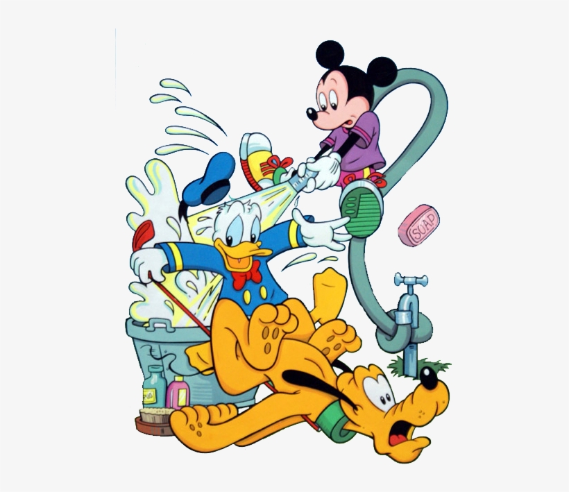 Mickey Mouse Needs To Pee - Pluto Mickey Christmas Clipart - 500x643 ...