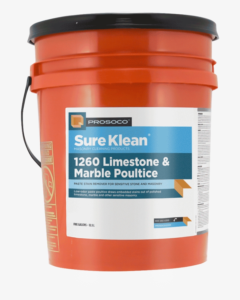 1260 Limestone And Marble Poultice 5 Gal - Sure Klean Restoration Cleaner, transparent png