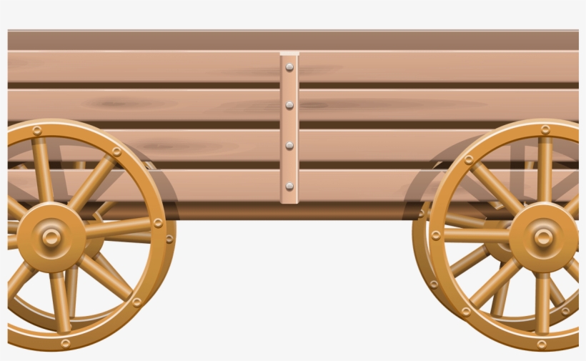 Cart Clipart Wooden Wheelbarrow - Cart, transparent png