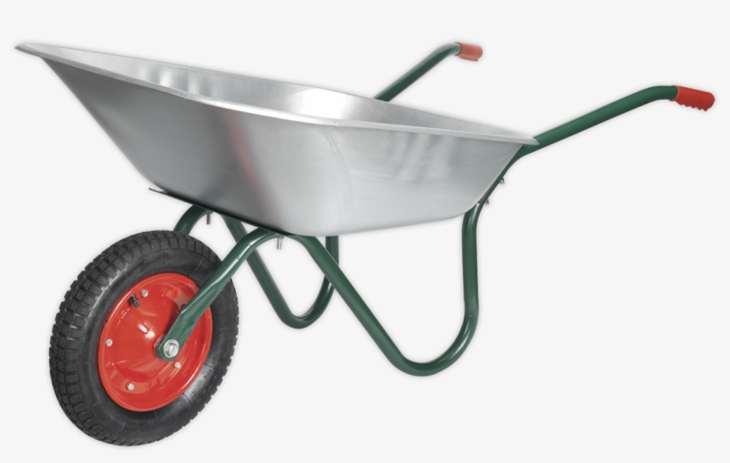 Product Image Product Image - Sealey Wb65 Wheelbarrow 65ltr Galvanized, transparent png