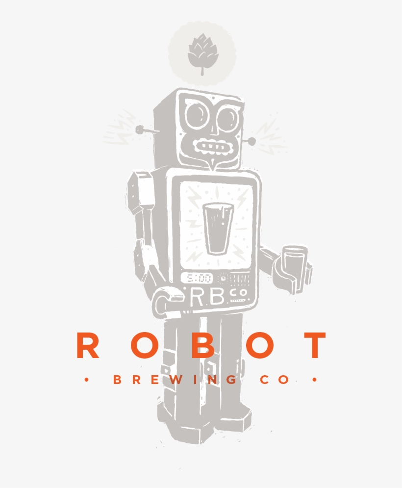 Robot Brewing Company And Quixotic Lounge Logo - Illustration, transparent png