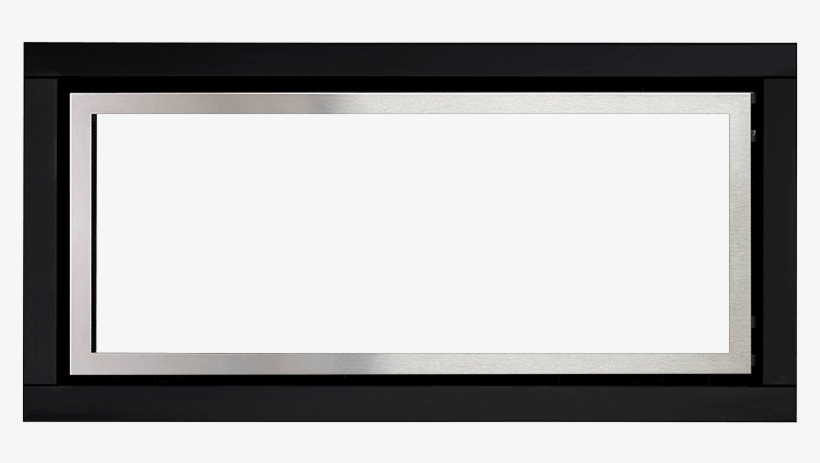 Black Fascia With Stainless Steel Inner Door Trim For - Ivory, transparent png