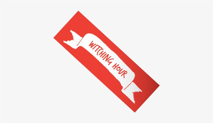 Witching Hour Mini Tag - Graphic Design, transparent png