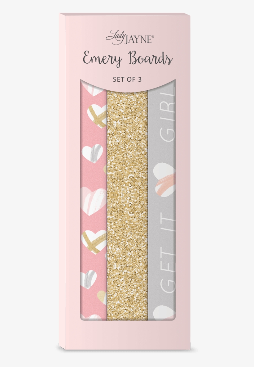 Brushy Hearts Glitter Emery Boards - Eye Shadow, transparent png