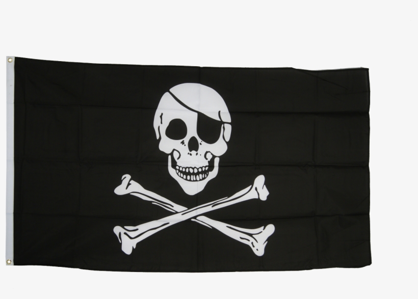 Buy Pirate Skull And Bones Flags At A Fantastic Price - Pirate Flag, transparent png