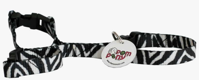 Zebra Print Pom Pony - Belt, transparent png