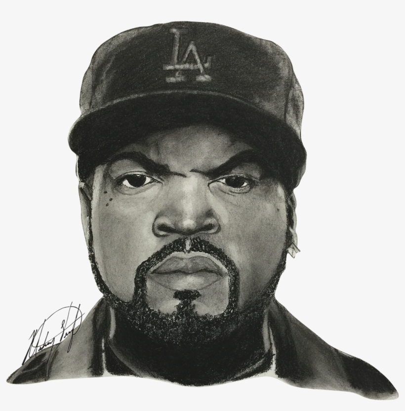 Ice Cube - Sketch, transparent png