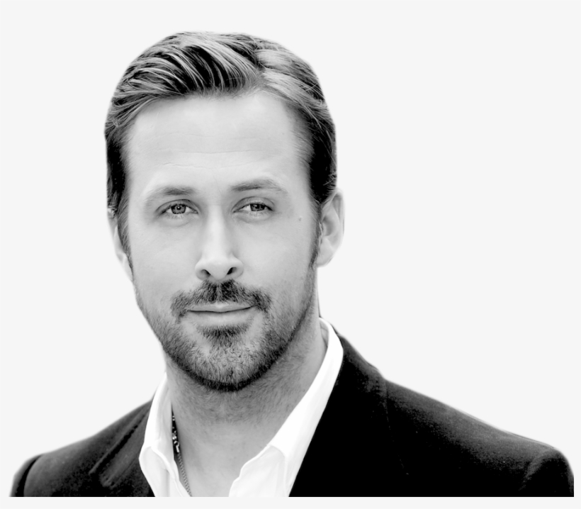 Ryan Gosling Png Pluspng - Ryan Gosling In Black And White, transparent png