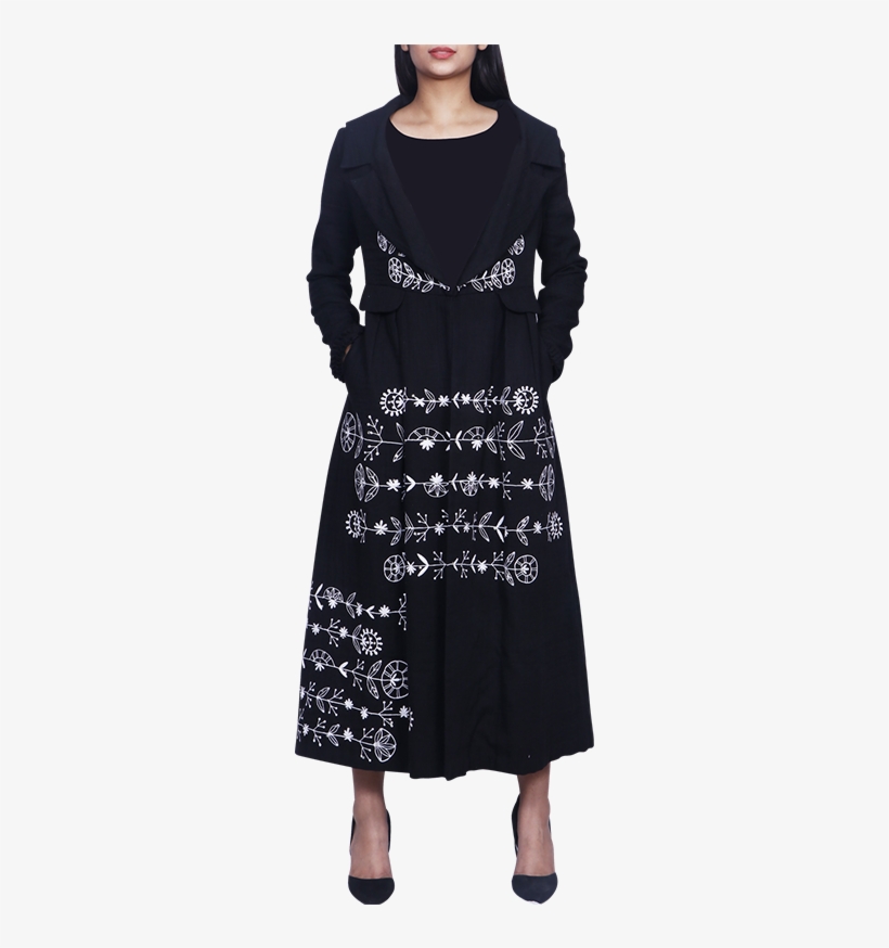 Black Trench Coat - Photo Shoot, transparent png