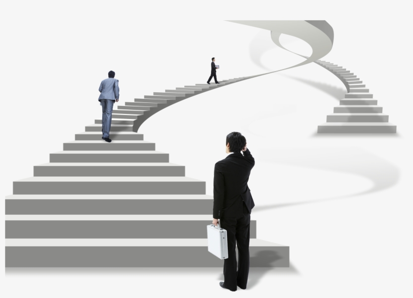 Ladder Stairs On Transprent Png Free Download - People On Stairs, transparent png