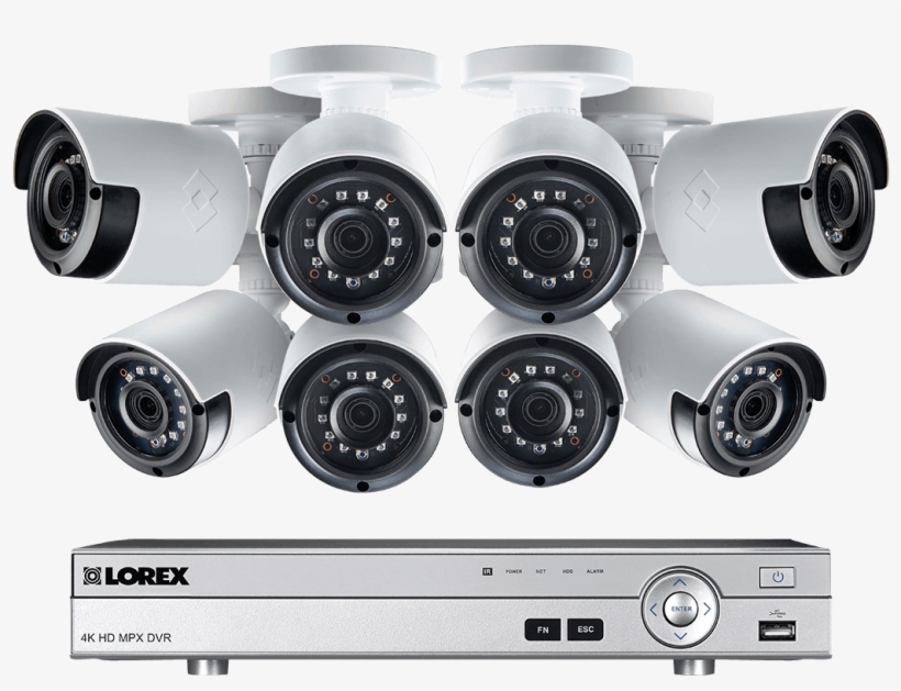 1080p Camera System With 8 Channel Dvr And 8 1080p - Whats It Called When Our Night Owl Security Night Camera, transparent png