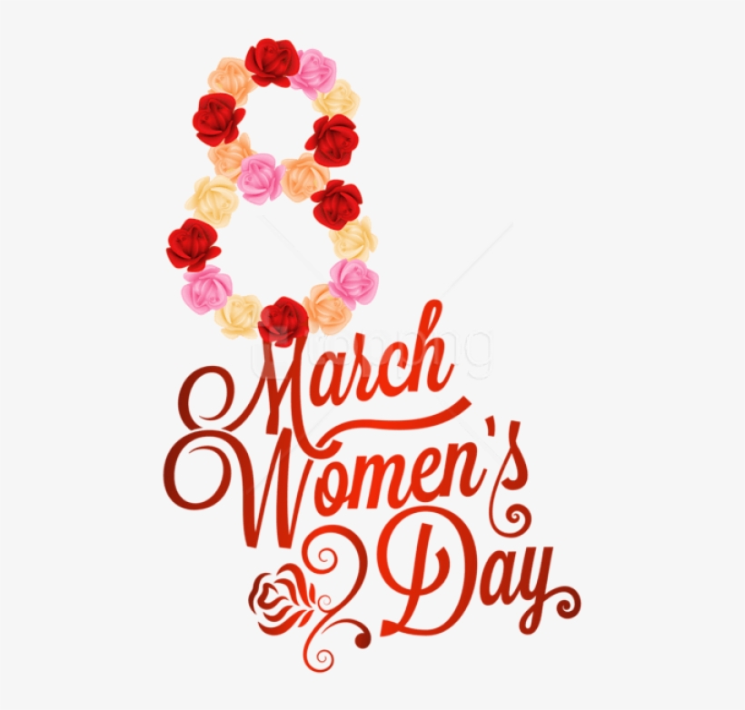 Free Png Download Red 8 March Womens Day Png Images - Celebration Of Women's Day, transparent png