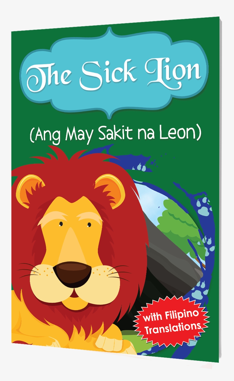 Picture Of Jumbo Book -the Sick Lion - Poster, transparent png