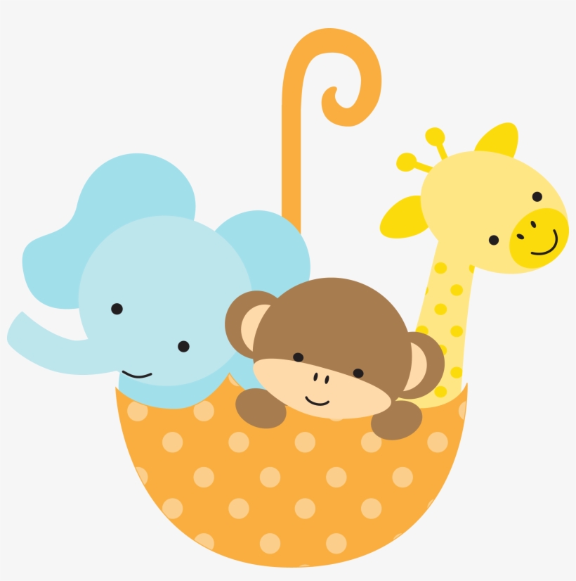 Safari Baby Shower Clipart - Gender Neutral Baby Shower Clip Art, transparent png