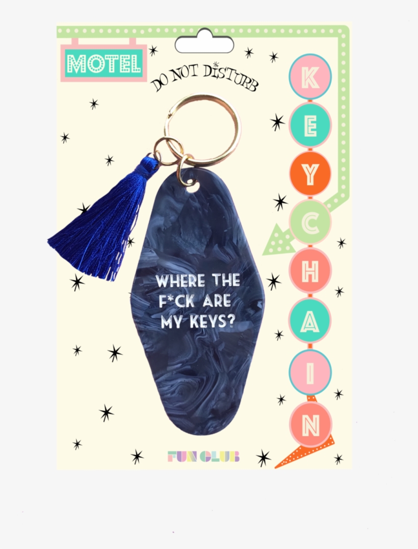 Where The F*ck Are My Keys Keychain - Keychain, transparent png