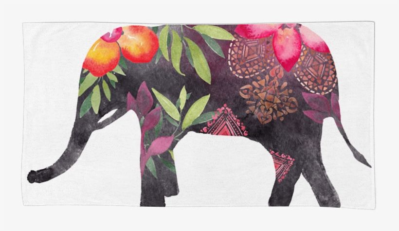 Toalha Elefante Amorzinho De Thaís Gijonna - Elephant, transparent png