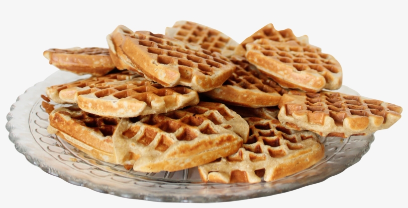 Baked Brown Waffles In A Plate - Florentine Biscuit, transparent png