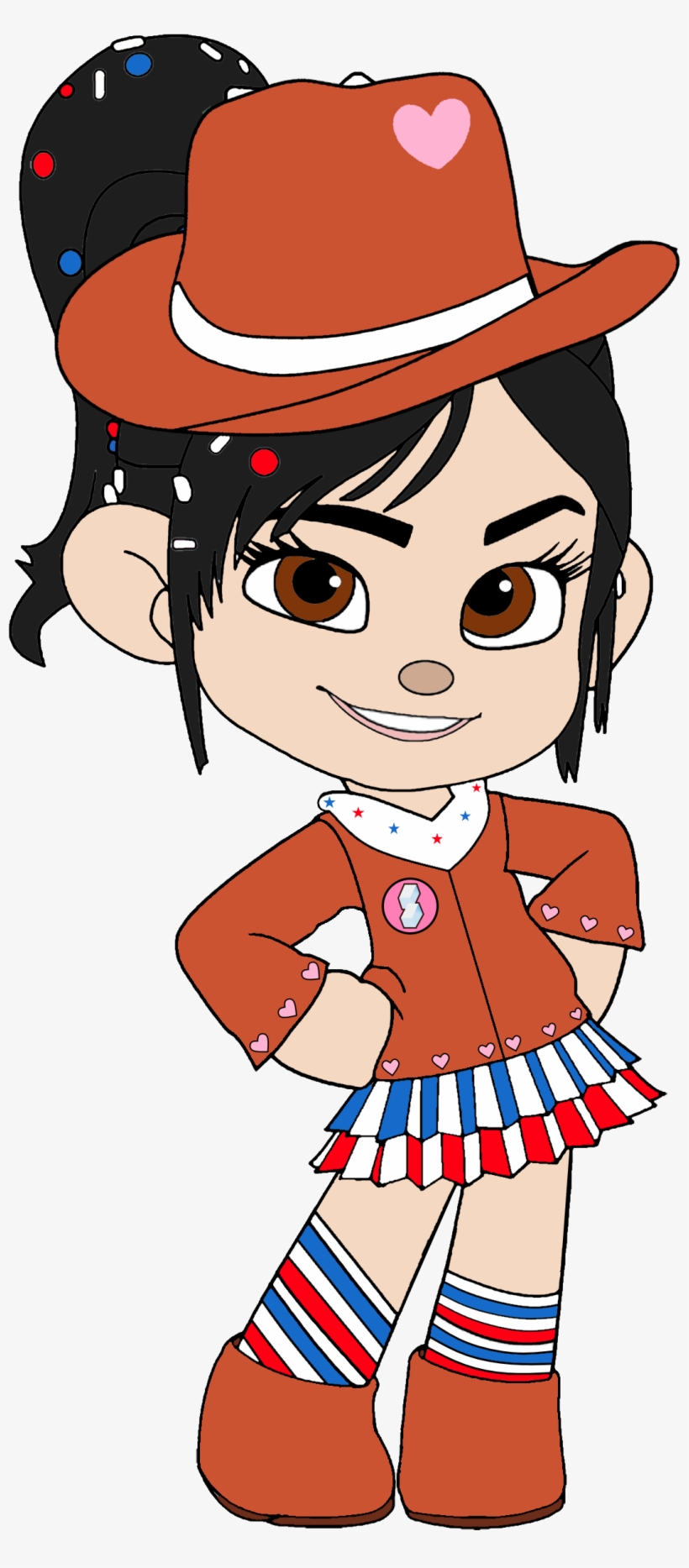 Vanellope's Adventures Images Vanellope As A Cowgirl - Wreck It Ralph Disney Princess Rapunzel, transparent png