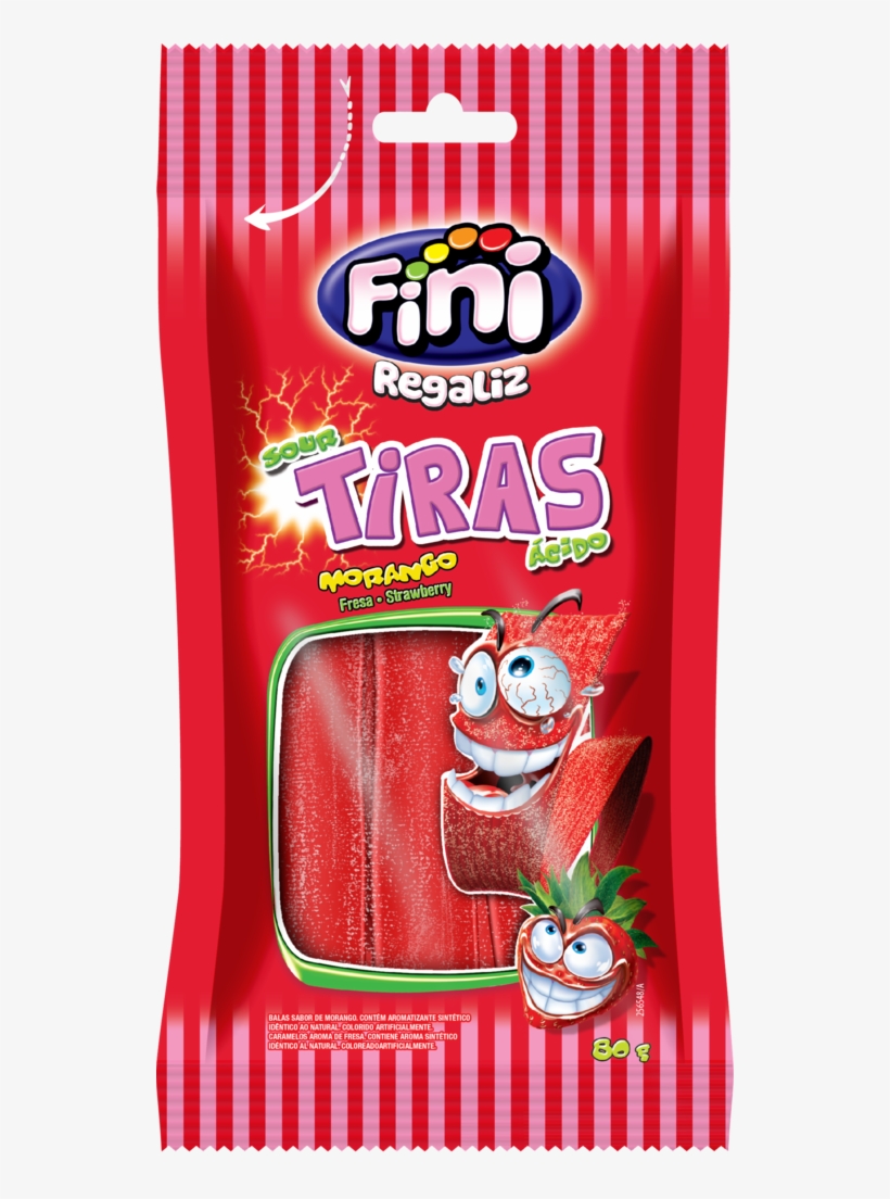 Photo Regaliz Tira 80g Zps2qhlzhwk - Bala Fini Tiras, transparent png