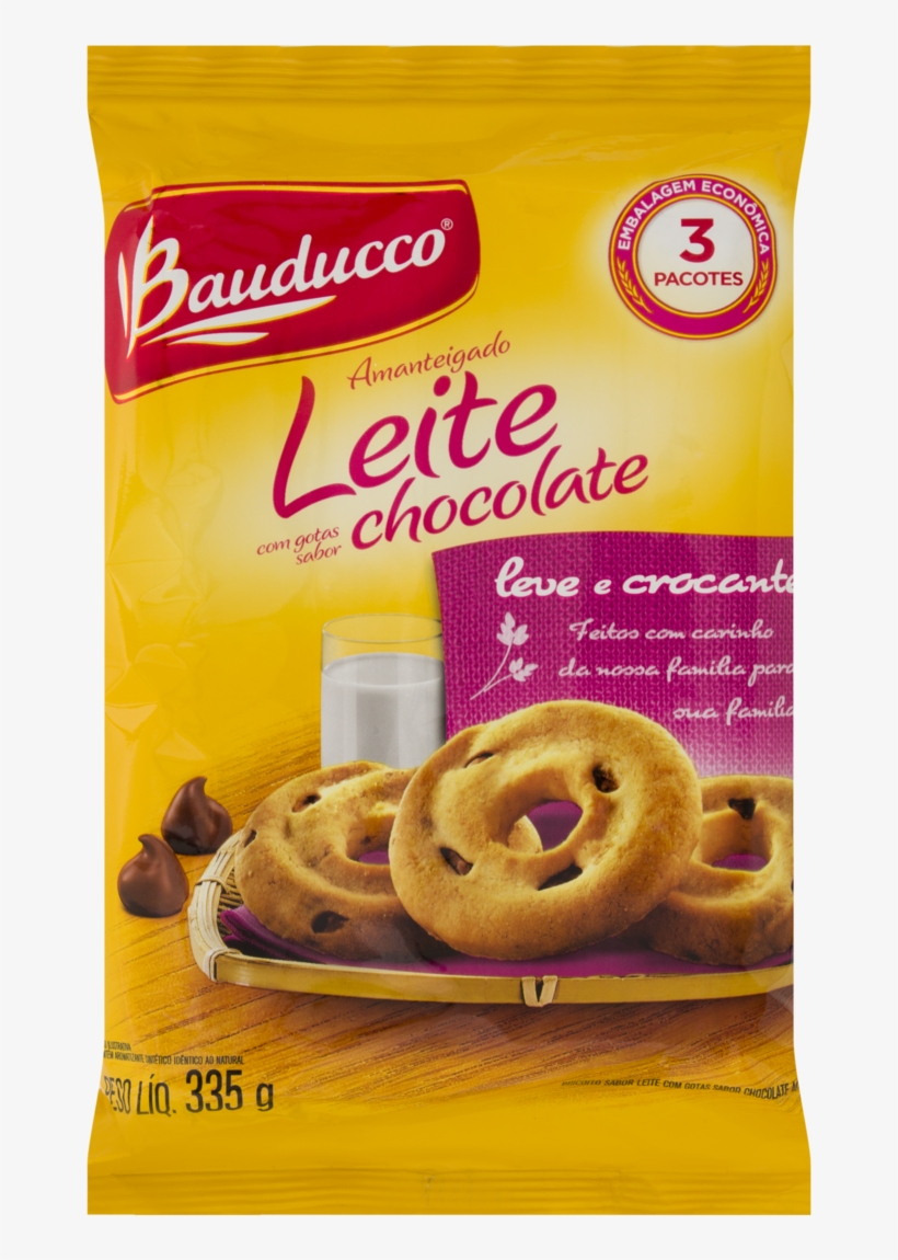 Biscoito Bauducco Amanteigado Ao Leite Com Gotas De - Biscoito Amanteigado Bauducco, transparent png