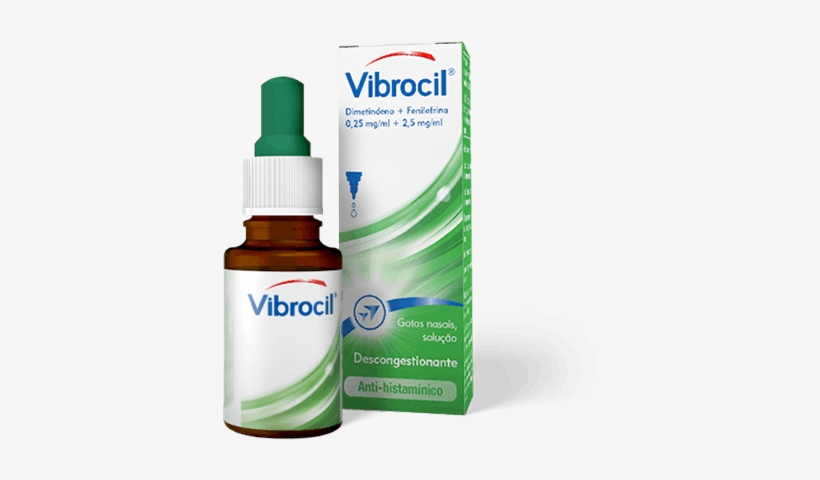 Vibrocil Gotas Nasais - Medicine, transparent png
