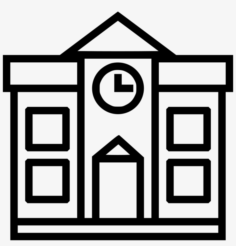 Png File - Building School Icon Png, transparent png