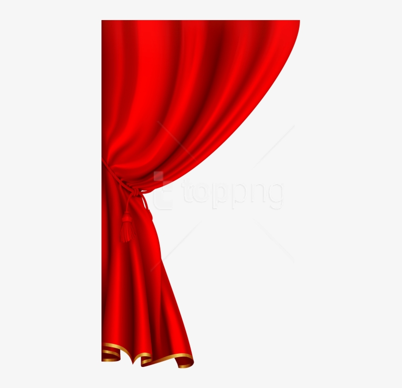 Free Png Curtains Png Images Transparent - Red Curtain Clipart, transparent png