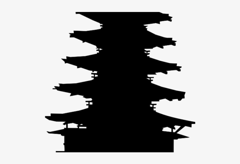 Pagoda Clipart China Pagoda - Hōryū-ji, transparent png