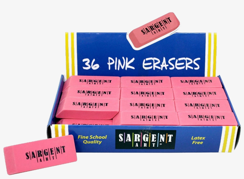 Sargent Art Eraser - Erasers, transparent png